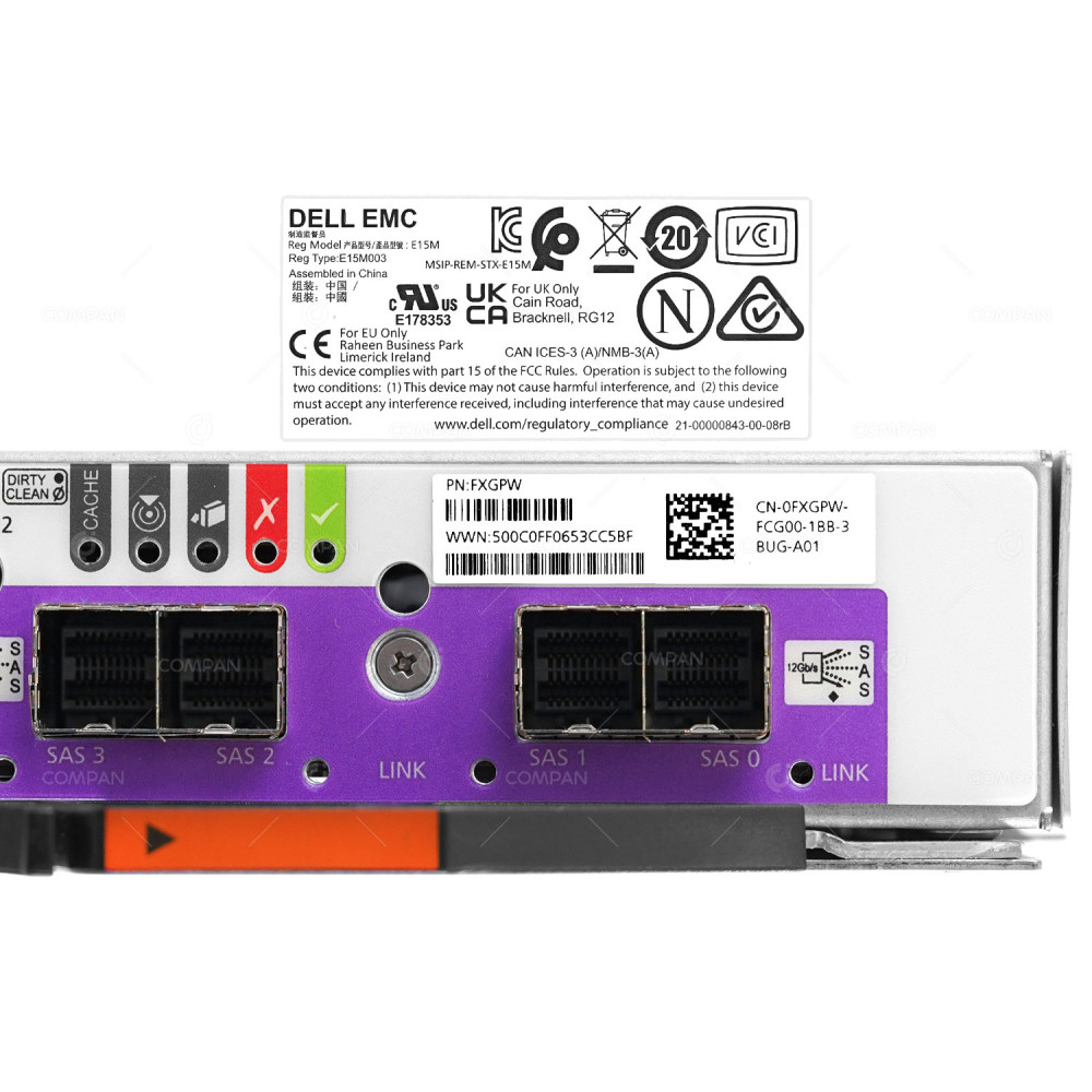 FXGPW DELL EMC 4 PORT SAS 12G FOR DELL POWERVAULT ME4024